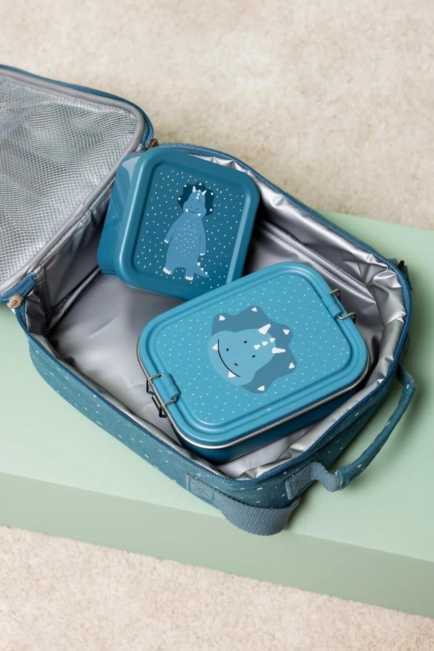 Trixie - Insulated Lunch Bag - Mr. Triceratops