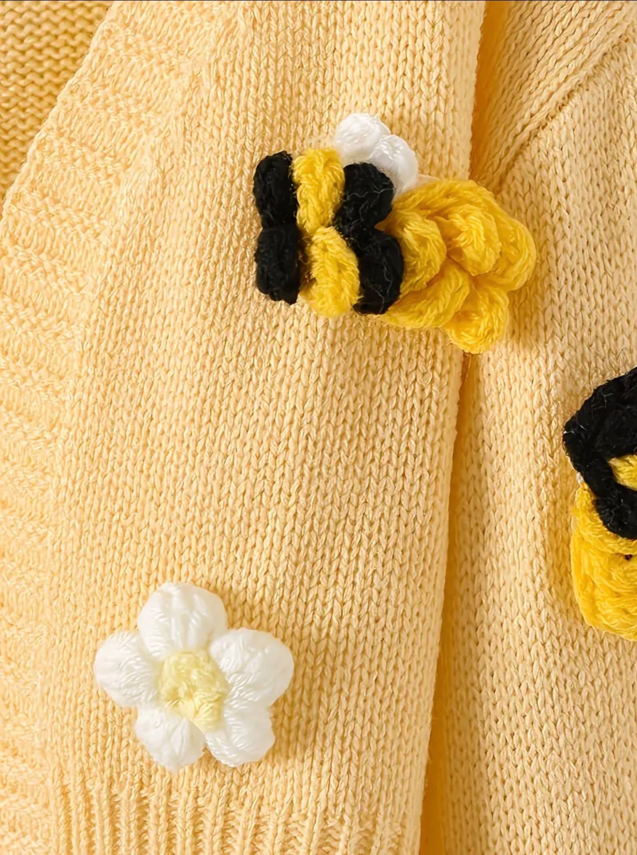 Spring Bee Knitted Cardigan