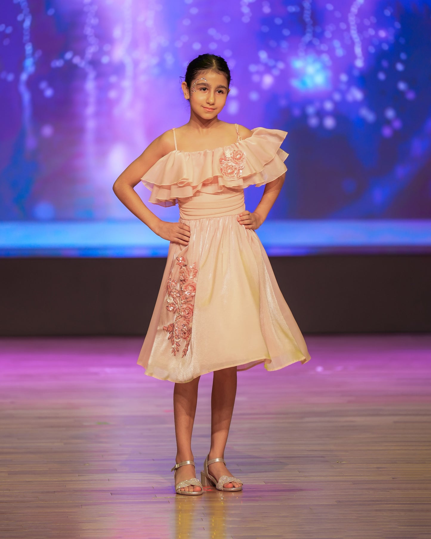 Enchanted Bloom Ruffle Dress