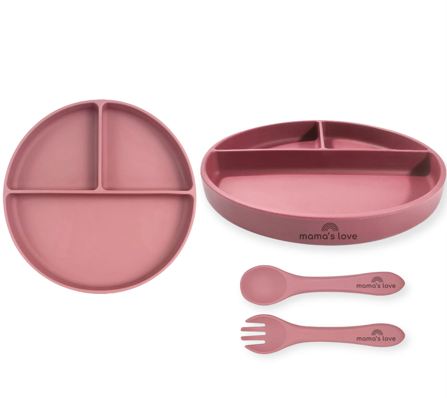 Scandinavian Round Suction Plate