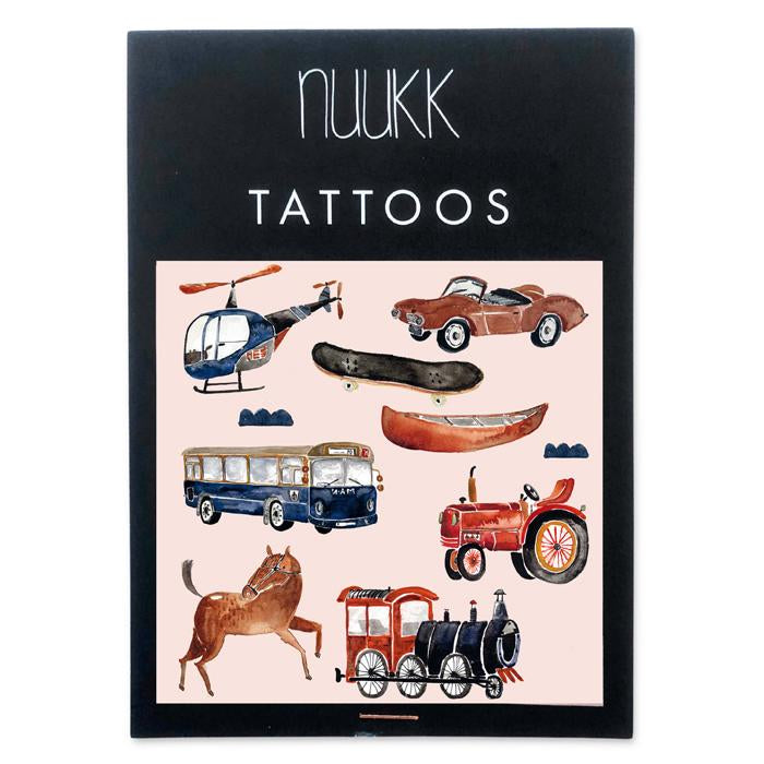 Transport - Kids organic vegan tattoos