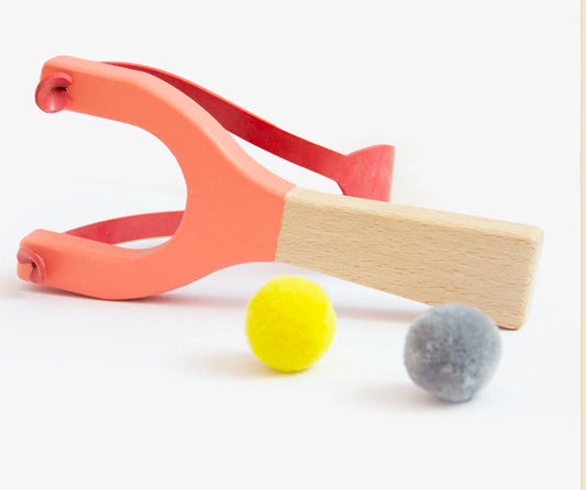 Beech wood slingshot -Coral
