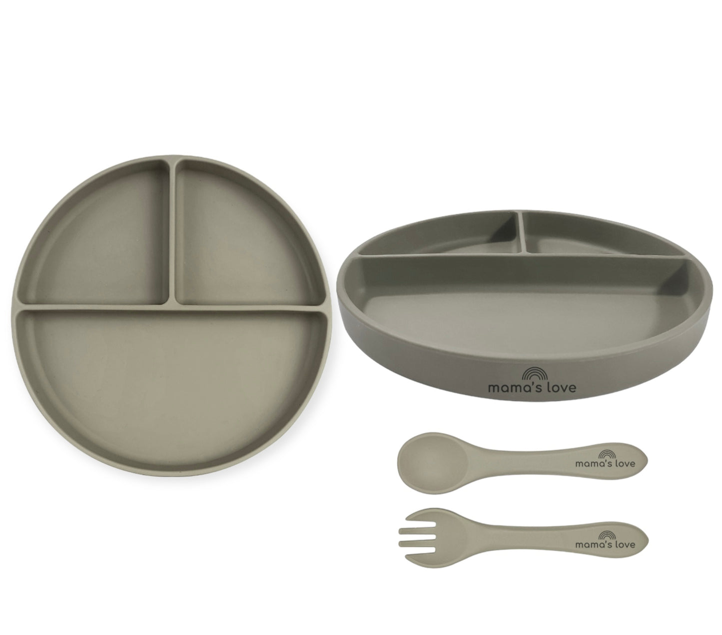 Scandinavian Round Suction Plate