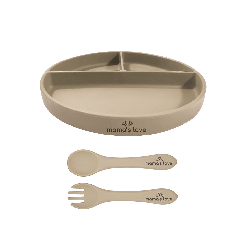 Scandinavian Round Suction Plate