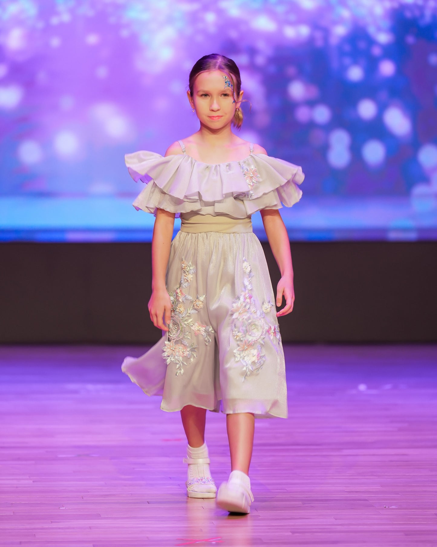 Enchanted Bloom Ruffle Dress