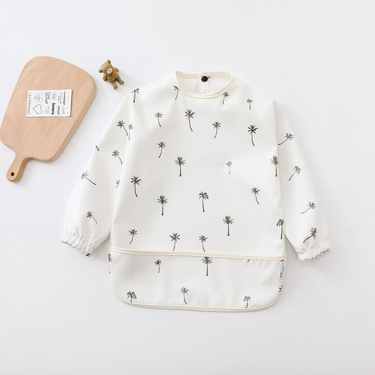 Waterproof Sleeved Cape Bib  - The Palm Tree