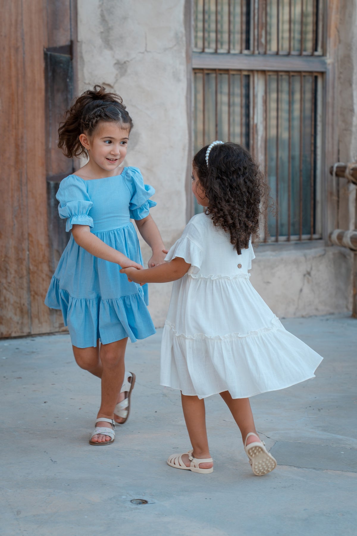 Millow Linen Dress - Blue