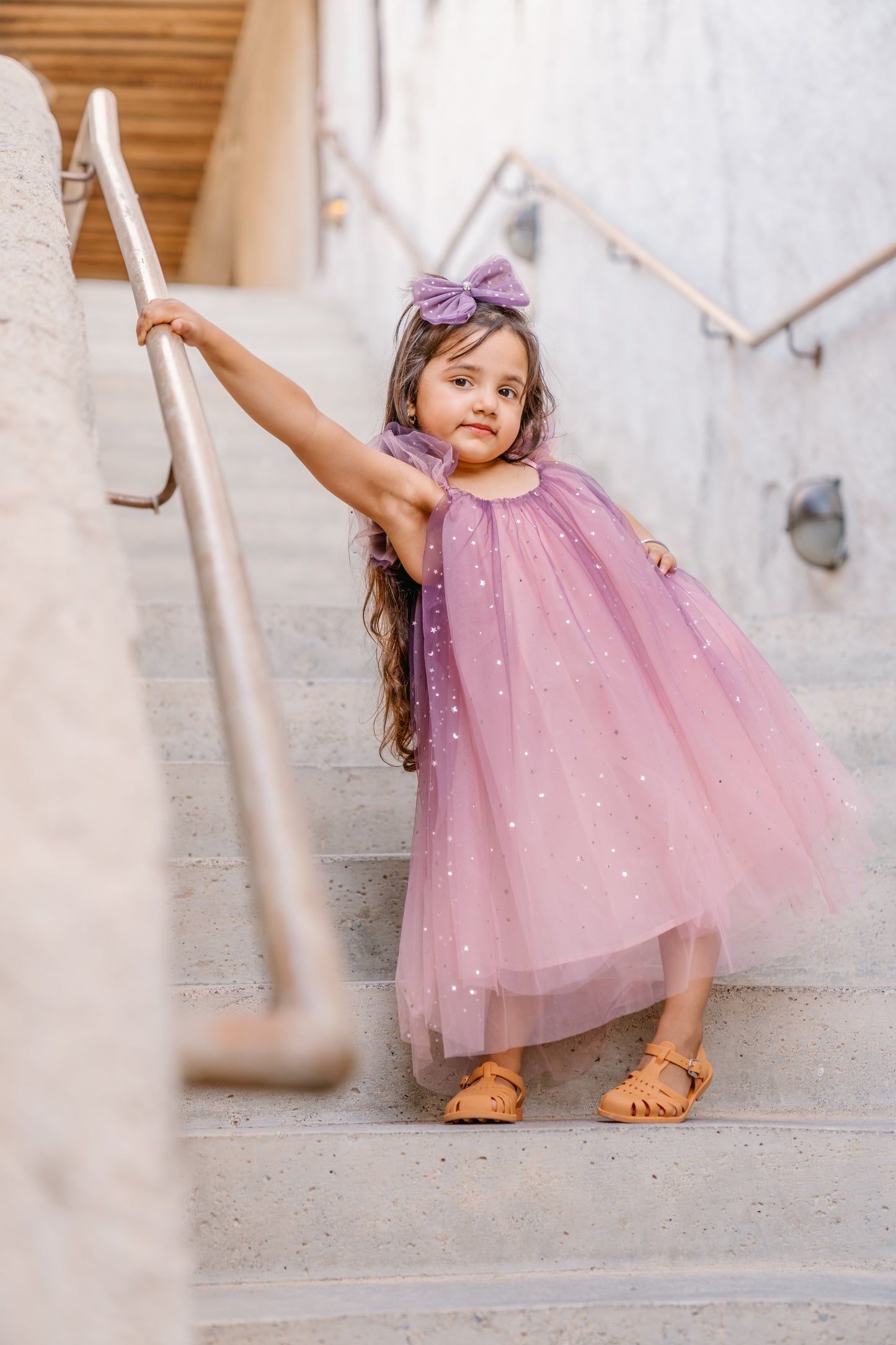 Belle Dress in Midnight Pink