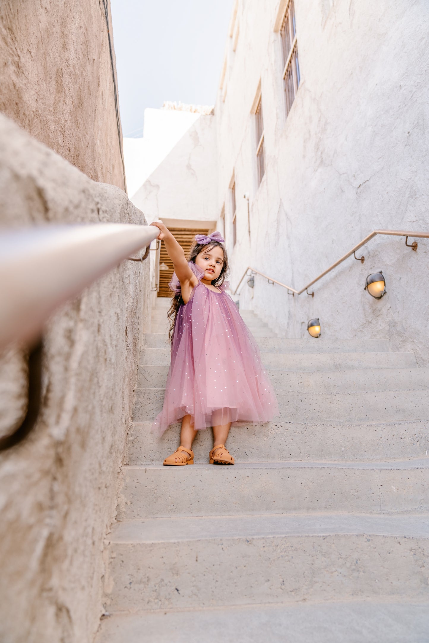 Belle Dress in Midnight Pink
