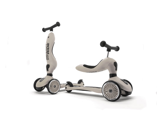 Scoot & Ride - Highwaykick 1 - 2-in-1 Scooter - Ash