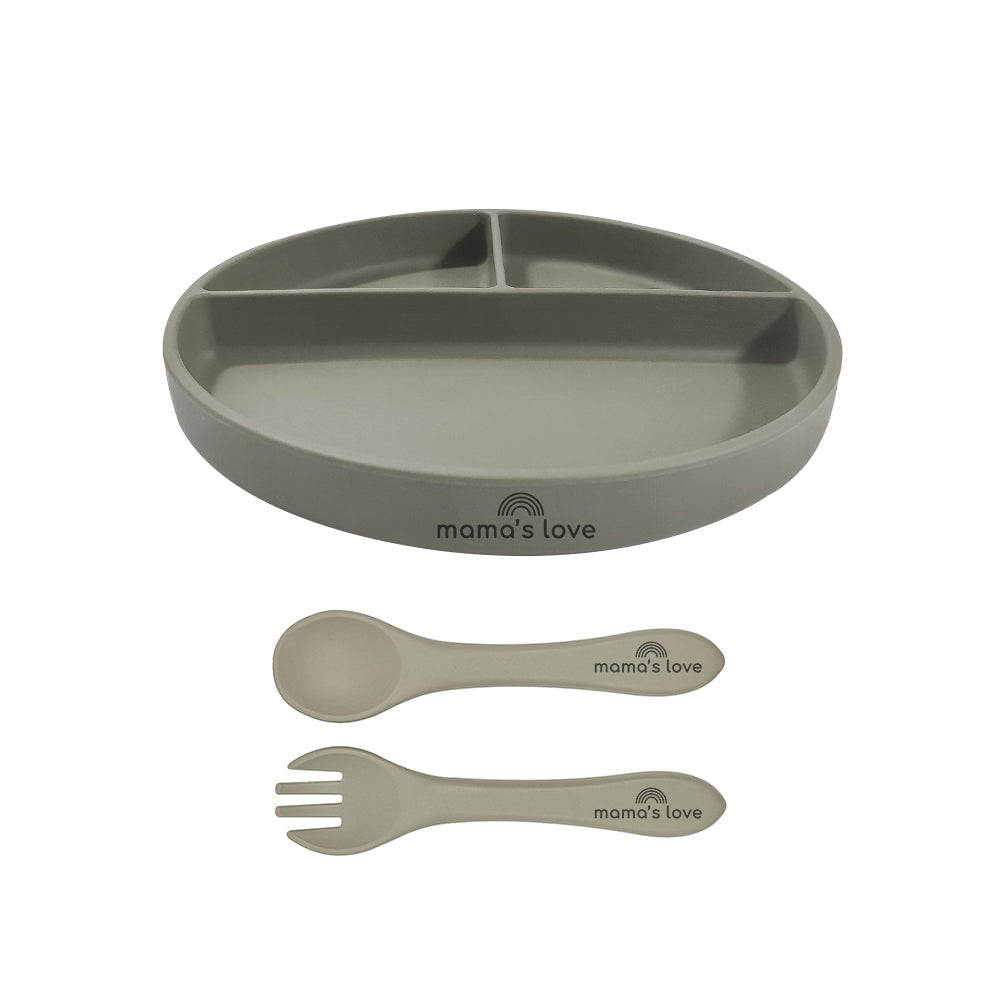 Scandinavian Round Suction Plate