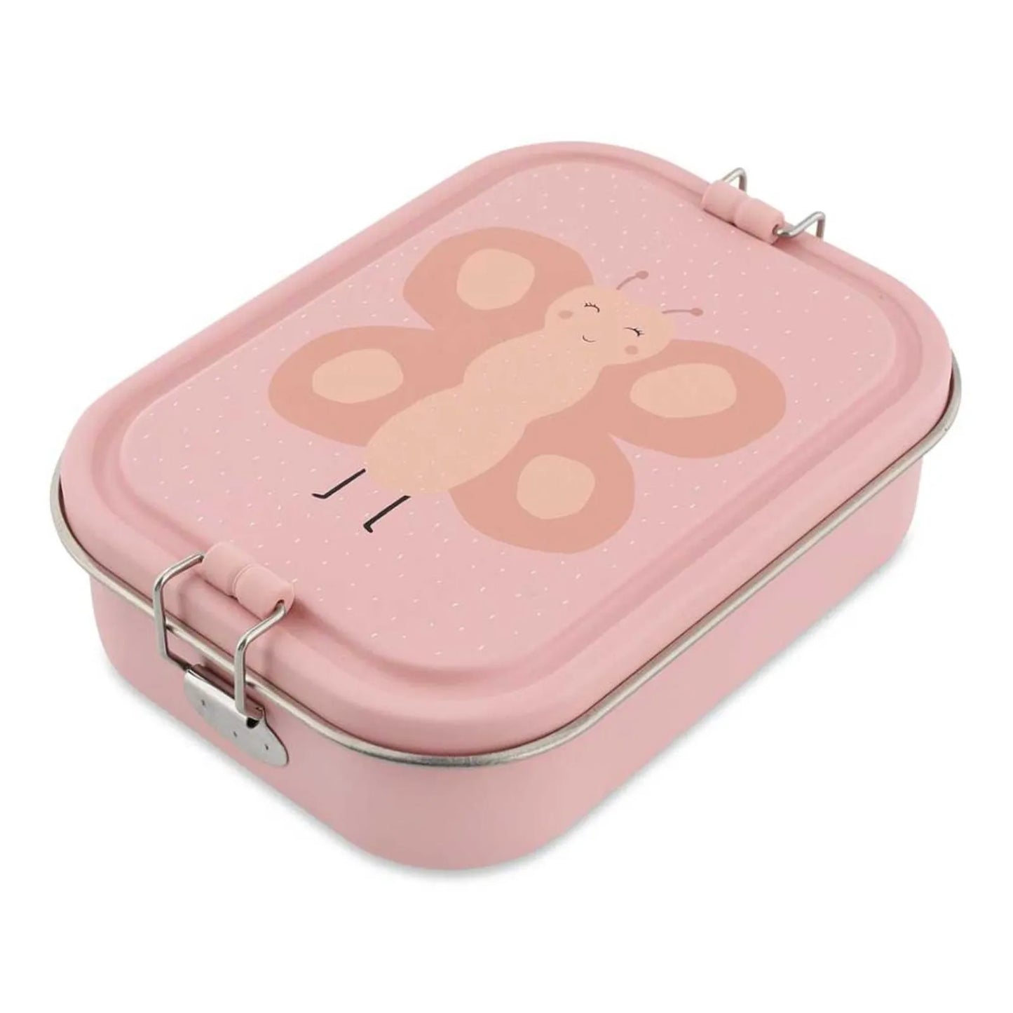 Trixie - Stainless Steel Lunch Box Large - 2 - Compartment - Mrs. Butterfly