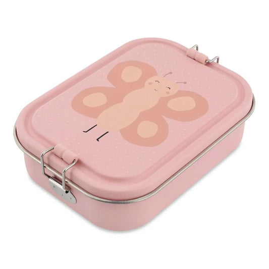 Trixie - Stainless Steel Lunch Box Large - 2 - Compartment - Mrs. Butterfly