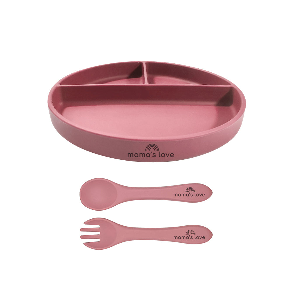 Scandinavian Round Suction Plate