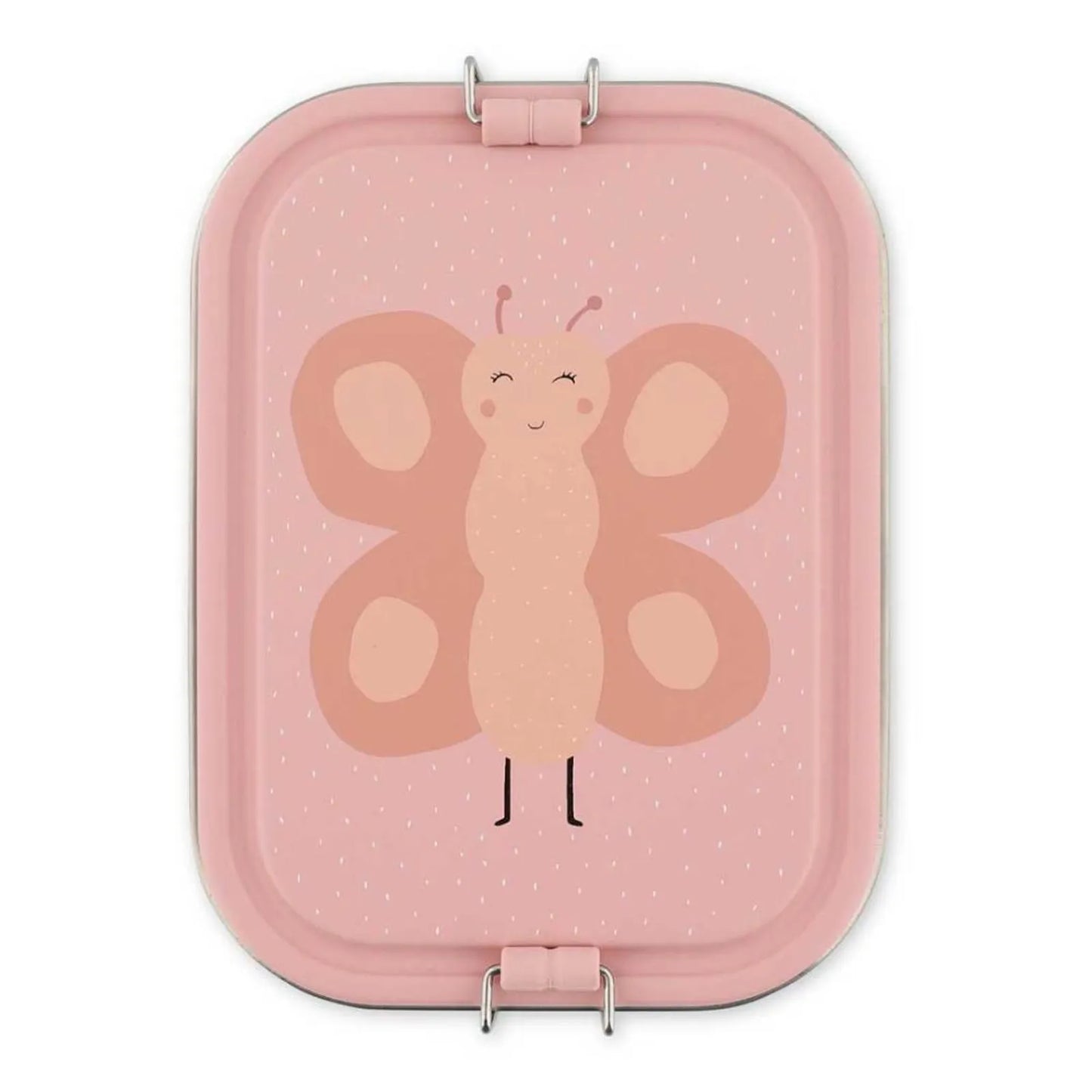 Trixie - Stainless Steel Lunch Box Large - 2 - Compartment - Mrs. Butterfly