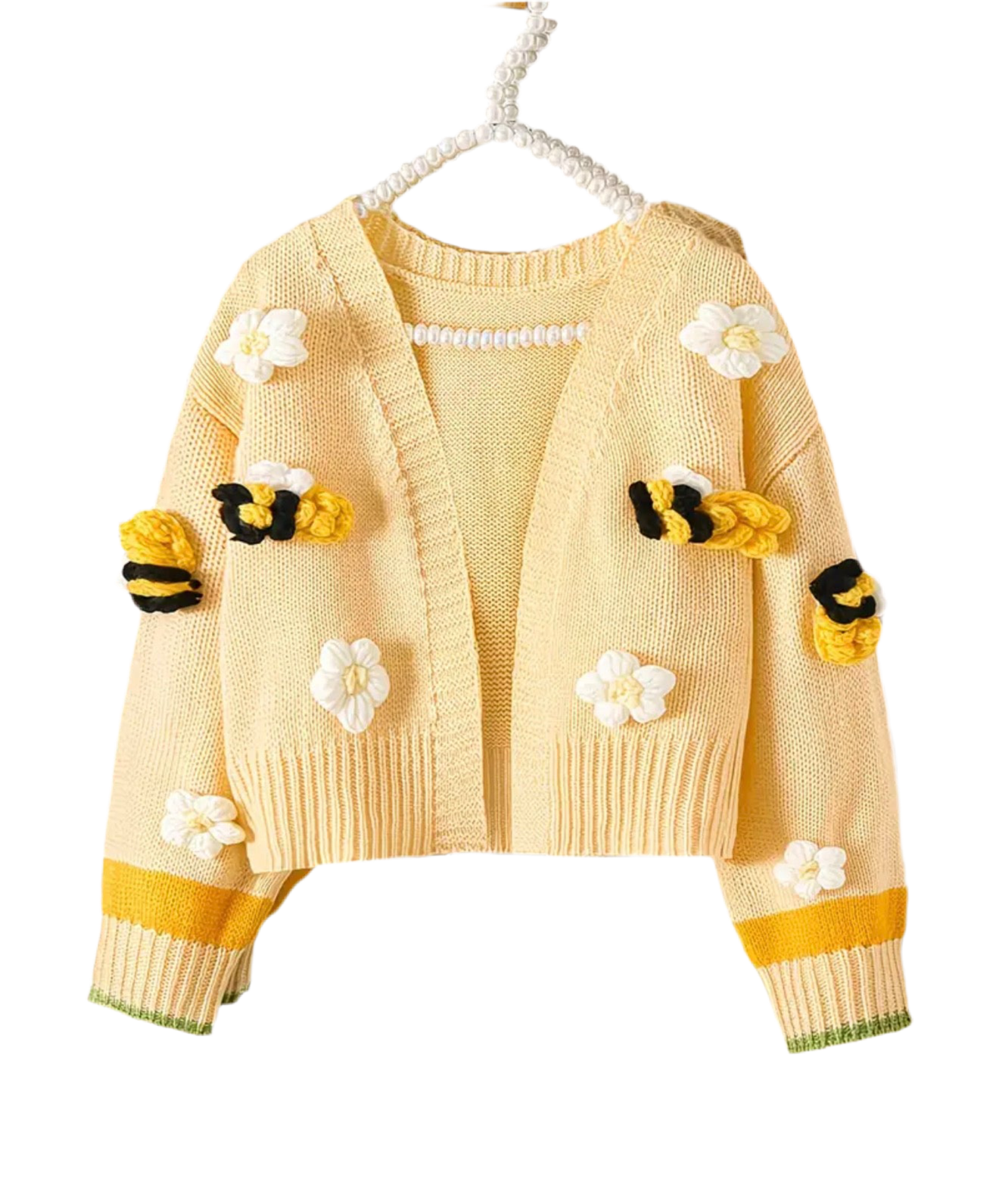 Spring Bee Knitted Cardigan
