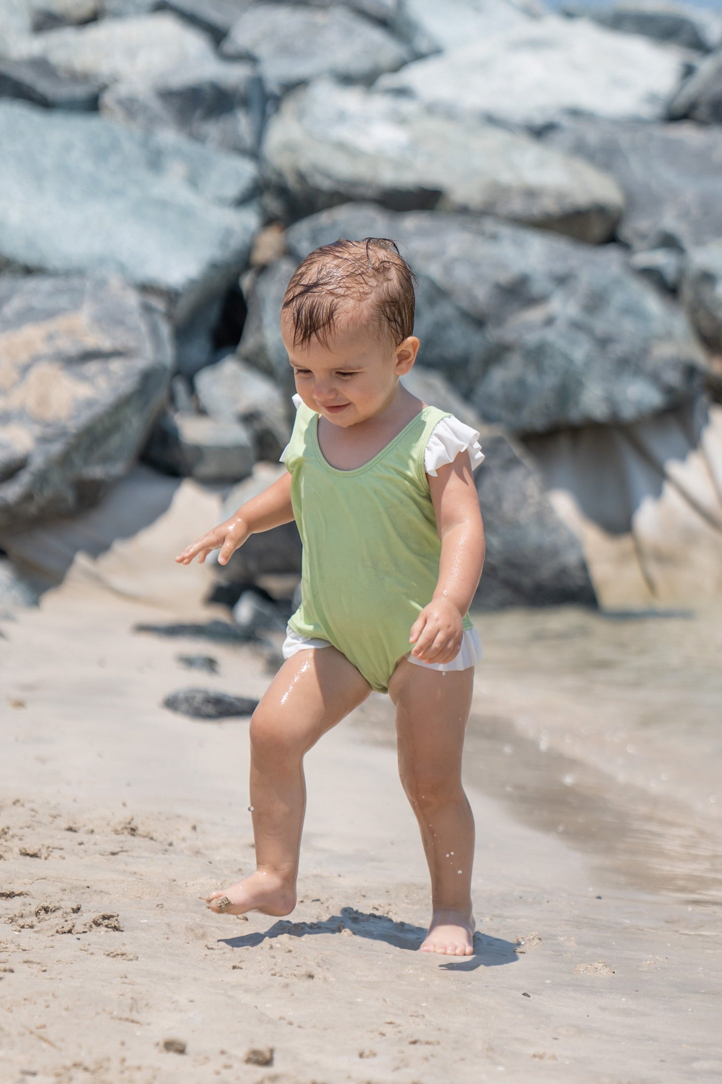 Girl UV Swimwear - Pistachio