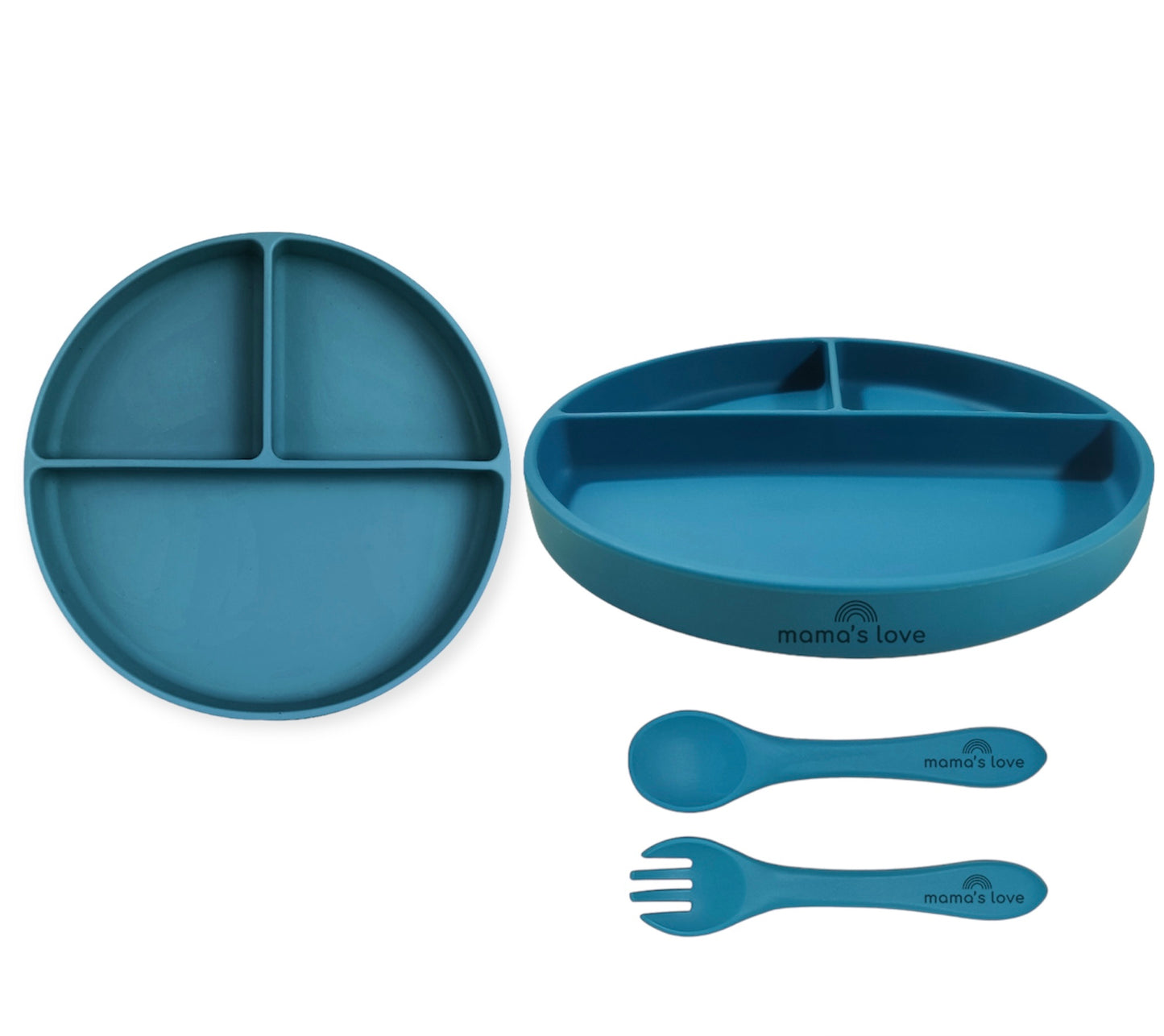 Scandinavian Round Suction Plate