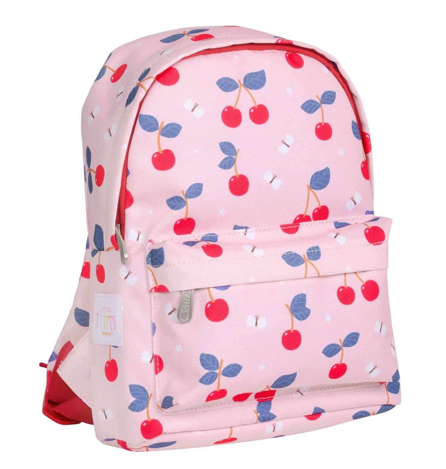 A little Lovely Company - Kids Little Backpack - Cherries - 11.8-Inch/30cm