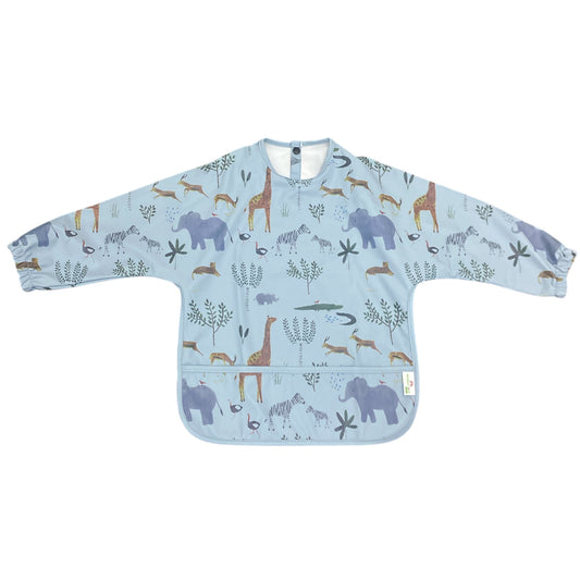 Waterproof Cape Bib - Safari Blue