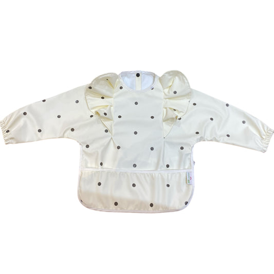 Waterproof Cape Bib Frill - Polka Dot