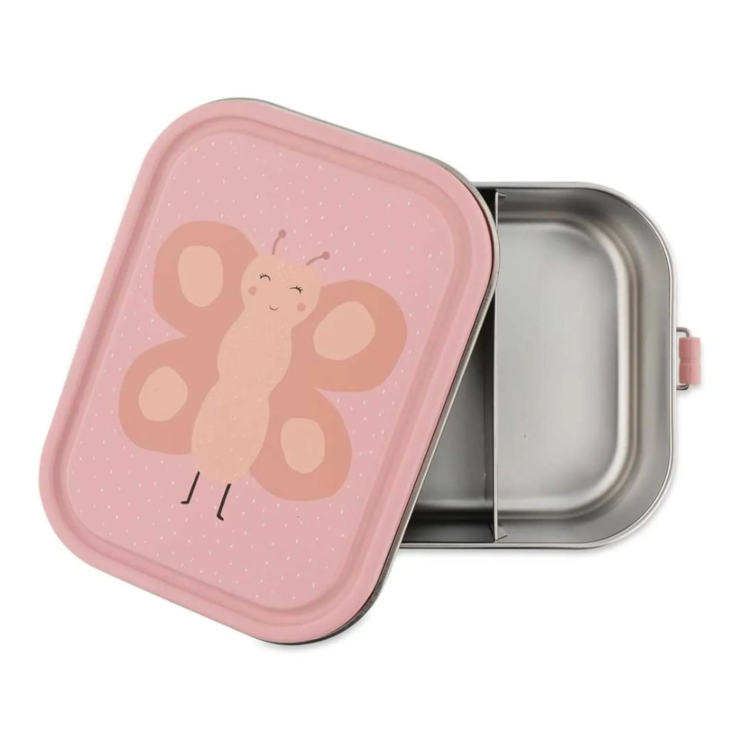 Trixie - Stainless Steel Lunch Box Large - 2 - Compartment - Mrs. Butterfly