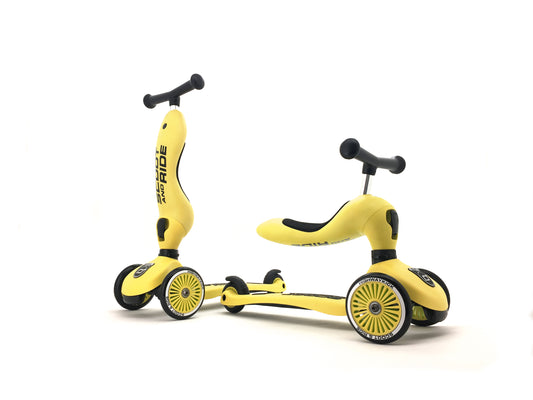 Scoot & Ride - 2-in-1 Scooter Highwaykick 1 - Lemon