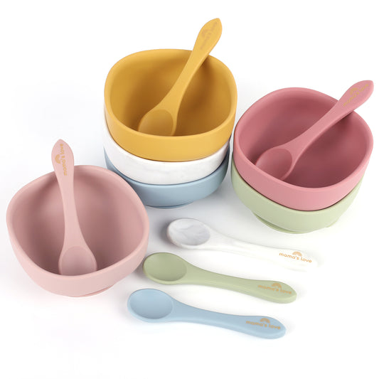 Silicone Square Suction Bowl