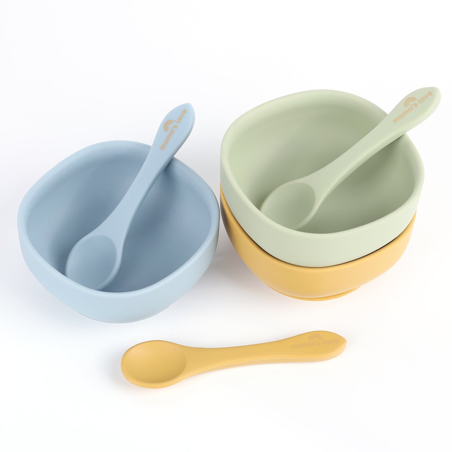 Silicone Square Suction Bowl